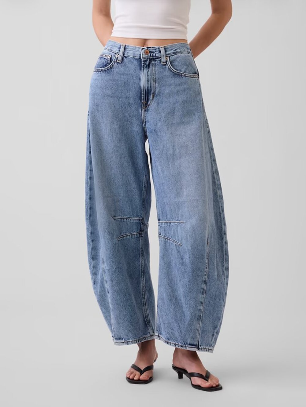 High Rise Horseshoe Jeans